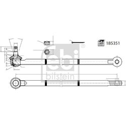 Centre Rod Assembly FEBI 185351 OE Ref 48900-70A60