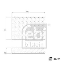 Cabin Air Filter FEBI 185707 OE Ref L152026 FEBI
