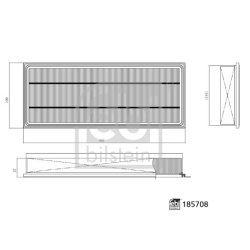 Cabin Air Filter FEBI 185708 OE Ref 3786649M2