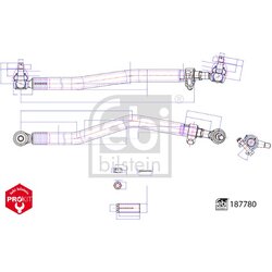 Centre Rod Assembly FEBI 187780 OE Ref 22526503