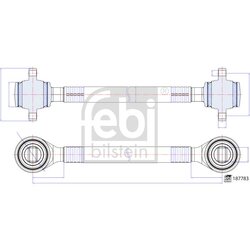 Trailing Control Arm FEBI 187783 OE Ref 21445985