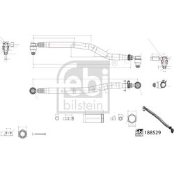 Centre Rod Assembly FEBI 188529 OE Ref A967 460 29 05