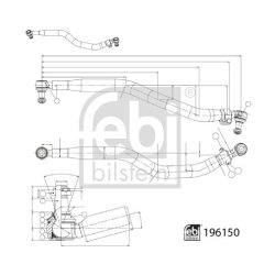 Centre Rod Assembly FEBI 196150 OE Ref 2549928