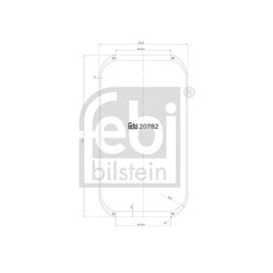 Air Suspension Bellow FEBI 20782 OE Ref A382 327 72 01