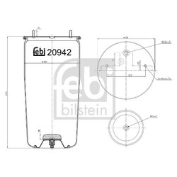 Air Suspension Bellow FEBI 20942 OE Ref 05.429.42.01.0