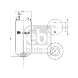 Air Suspension Bellow FEBI 35676 OE Ref 50 10 294 546