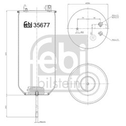 Air Suspension Bellow FEBI 35677 OE Ref 50 01 832 067