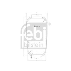 Air Suspension Bellow FEBI 35879 OE Ref 50 00 954 175