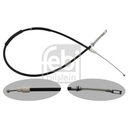 Handbrake Cable FEBI 36936 OE Ref A906 420 45 85