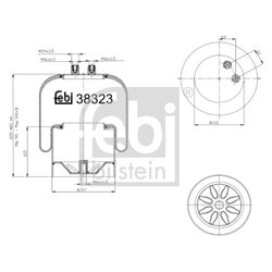 Air Suspension Bellow FEBI 38323 OE Ref 942 320 52 21