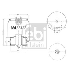 Air Suspension Bellow FEBI 38783 OE Ref 3178705