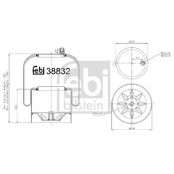 Air Suspension Bellow FEBI 38832 OE Ref 942 320 51 21