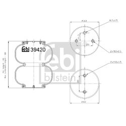 Air Suspension Bellow FEBI 39420 OE Ref 4 229 1005 01