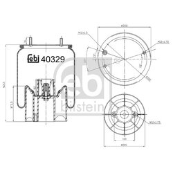 Air Suspension Bellow FEBI 40329 OE Ref 21229214