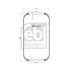 Air Suspension Bellow FEBI 40399 OE Ref 21415150