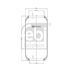 Air Suspension Bellow FEBI 40400 OE Ref 21347075