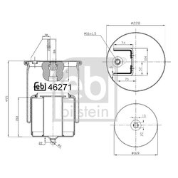 Air Suspension Bellow FEBI 46271 OE Ref 20554753