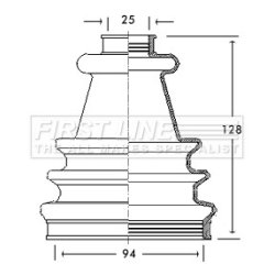 Cv Joint Boot Kit FIRST LINE FCB2170