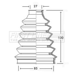 Cv Joint Boot Kit FIRST LINE FCB2227