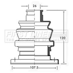 Cv Joint Boot Kit FIRST LINE FCB2275