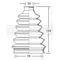 Cv Joint Boot Kit FIRST LINE FCB2295