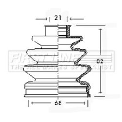 Cv Joint Boot Kit FIRST LINE FCB2314