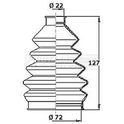 Cv Joint Boot Kit FIRST LINE FCB2351R