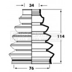 Cv Joint Boot Kit FIRST LINE FCB2352 OE Ref 329320