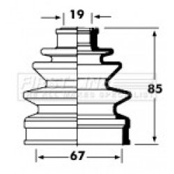 Cv Joint Boot Kit FIRST LINE FCB2355