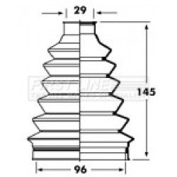 Cv Joint Boot Kit FIRST LINE FCB2361 OE Ref A000 330 16 85