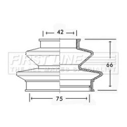 Cv Joint Boot Kit FIRST LINE FCB2425