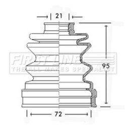 Cv Joint Boot Kit FIRST LINE FCB2546