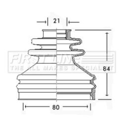 Cv Joint Boot Kit FIRST LINE FCB2598