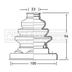 Cv Joint Boot Kit FIRST LINE FCB2679