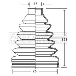 Cv Joint Boot Kit FIRST LINE FCB2741