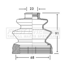 Cv Joint Boot Kit FIRST LINE FCB2744