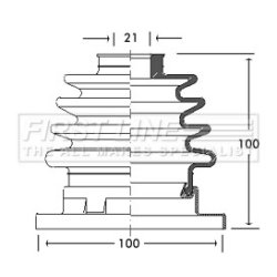 Cv Joint Boot Kit FIRST LINE FCB2759