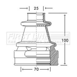 Cv Joint Boot Kit FIRST LINE FCB2772