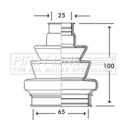Cv Joint Boot Kit FIRST LINE FCB2777