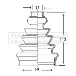 Cv Joint Boot Kit FIRST LINE FCB2789