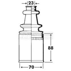 Cv Joint Boot Kit FIRST LINE FCB2913 OE Ref 7701469418