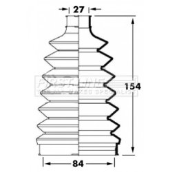 Cv Joint Boot Kit FIRST LINE FCB6019 OE Ref MR222635