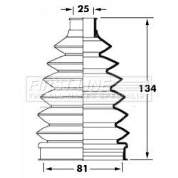 Cv Joint Boot Kit FIRST LINE FCB6028 OE Ref MR222683