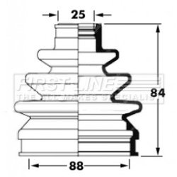 Cv Joint Boot Kit FIRST LINE FCB6033 OE Ref M08022530A