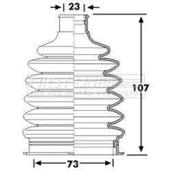 Cv Joint Boot Kit FIRST LINE FCB6109 OE Ref 1 802 629 SK3