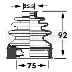 Cv Joint Boot Kit FIRST LINE FCB6117 OE Ref 1505656