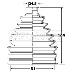 Cv Joint Boot Kit FIRST LINE FCB6234 OE Ref GG6122530