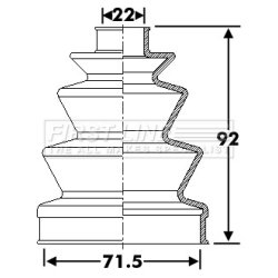 Cv Joint Boot Kit FIRST LINE FCB6284