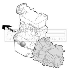 Engine Mount FIRST LINE FEM4379 OE Ref 22116854251 FIRST LINE
