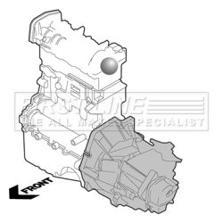 Engine Mount FIRST LINE FEM4447 OE Ref 1K0199555CD FIRST LINE